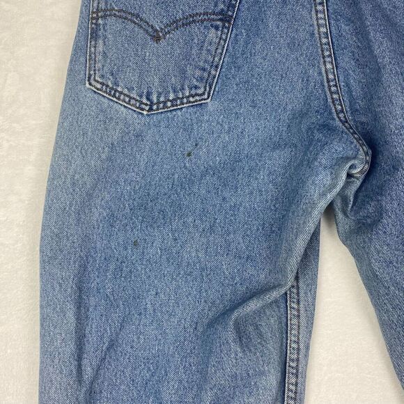 Vintage 90s Levis 550 Jeans Mens Size 36x34 Straight Leg Relaxed Fit Orange Tab - Picture 6 of 16